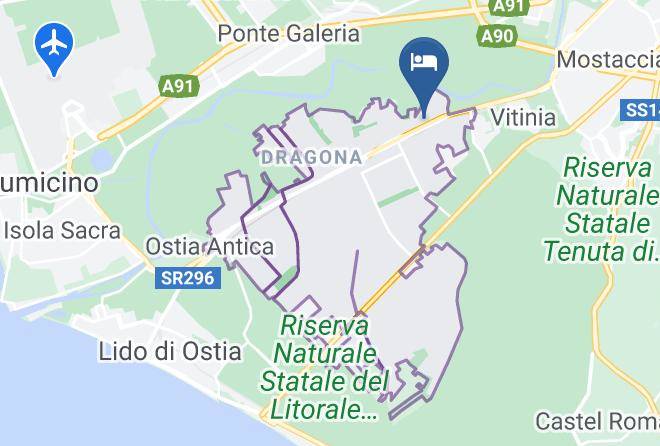 Rome - Residence Antica Via Ostiense Maps