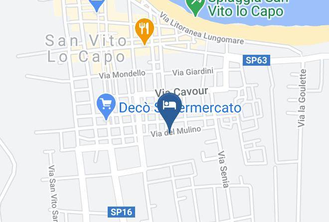 Trapani - Baglio Del Mulino A Vento Maps