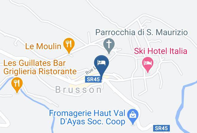 Aosta - Residence Aquila Maps