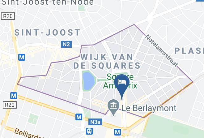 Brussels - Residence Archimede Hotel Maps