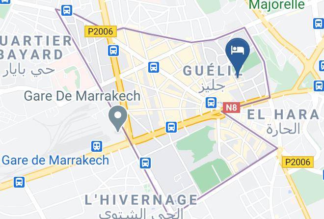 Marrakesh - Residence Assounfou Hotel Marrakech Maps