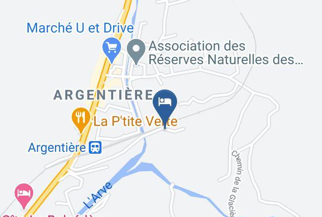 Haute Savoie - Residence Atc Routes Du Monde Argentiere Chamonix Maps
