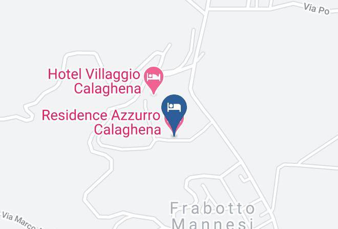 Catanzaro - Residence Azzurro Calaghena Maps