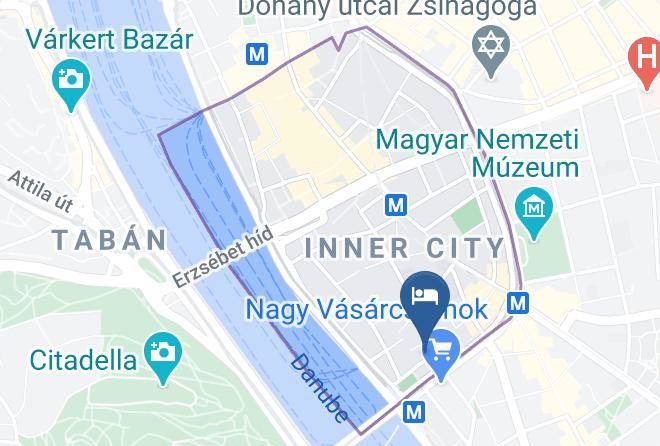 Budapest 5 Kerulet - Residence Baron Maps