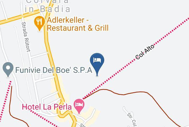 Bolzano - Residence Belavista Corvara In Alta Badia Maps