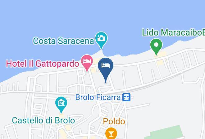 Messina - Residence Bianca Lancia Brolo Maps