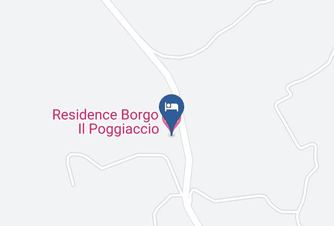 Siena - Residence Borgo Il Poggiaccio Maps