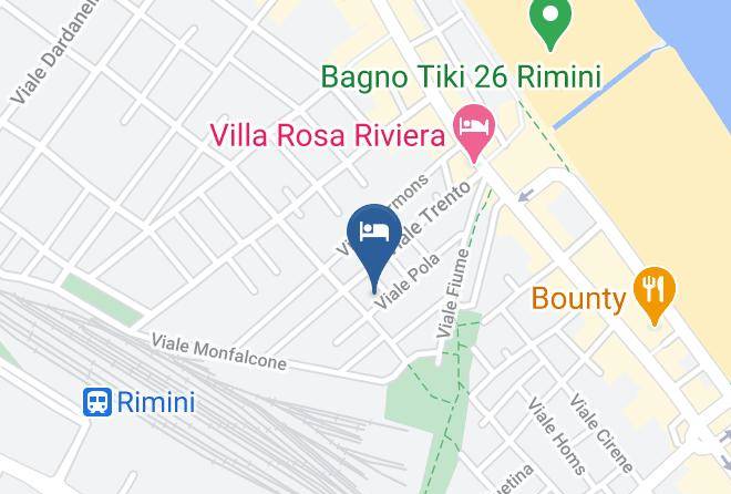 Rimini - Residence Brown Maps