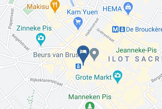 Brussels - Residence Brussels Center Maps