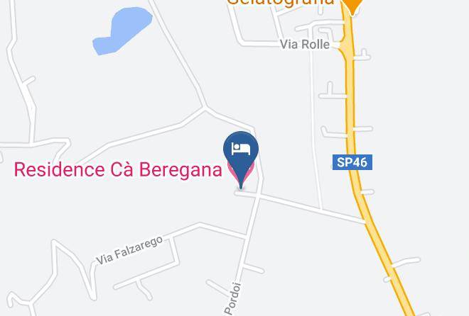 Vicenza - Residence Ca Beregana Maps