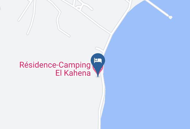 Residence Camping El Kahena Map - Tunisia