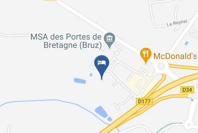 Ille Et Vilaine - Residence Cap West Bruz Maps