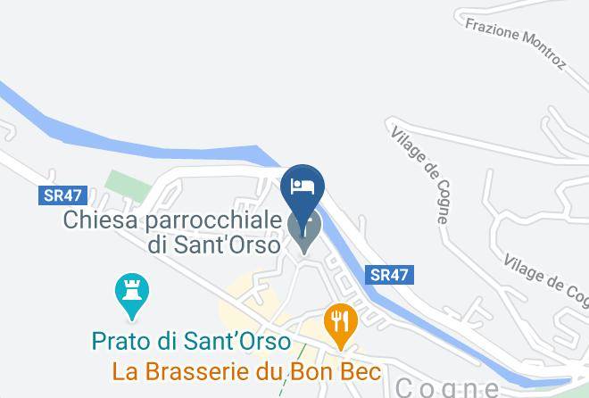 Aosta - Residence Chateau Royal Maps