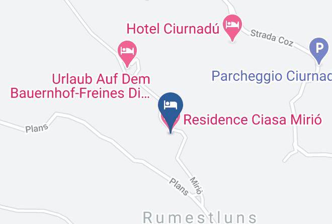 Bolzano - Residence Ciasa Mirio Maps