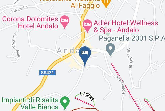 Residence Cime D'oro Map