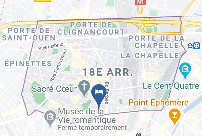 Residence Clignancourt Map