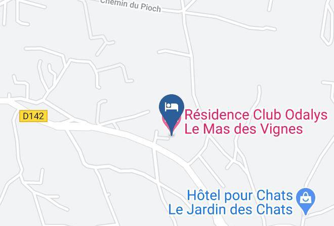 Gard - Residence Club Odalys Le Mas Des Vignes Maps