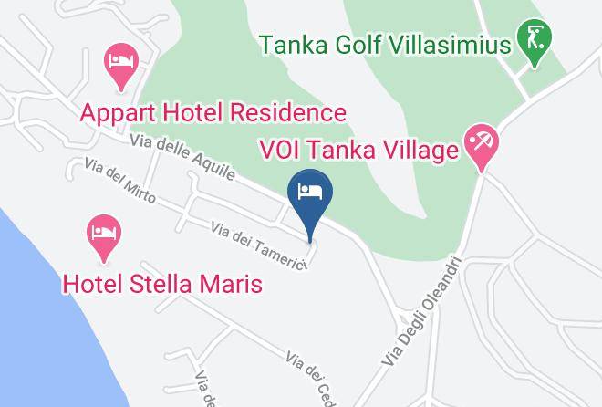Province Of South Sardinia - Residence Club S'incantu Maps