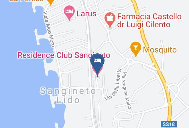 Cosenza - Residence Club Sangineto Maps