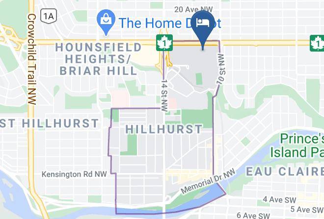 Division 6 - Residence & Conference Centre Calgary Maps