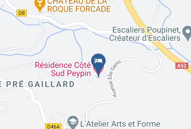 Bouches Du Rhone - Residence Cote Sud Peypin Maps