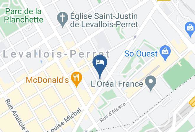 Hauts De Seine - Residence Courcelle Maps