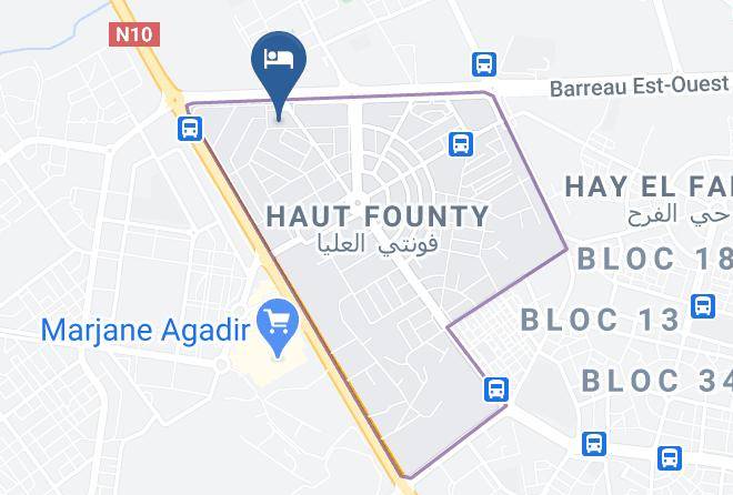 Agadir - Residence Dar Argane Maps