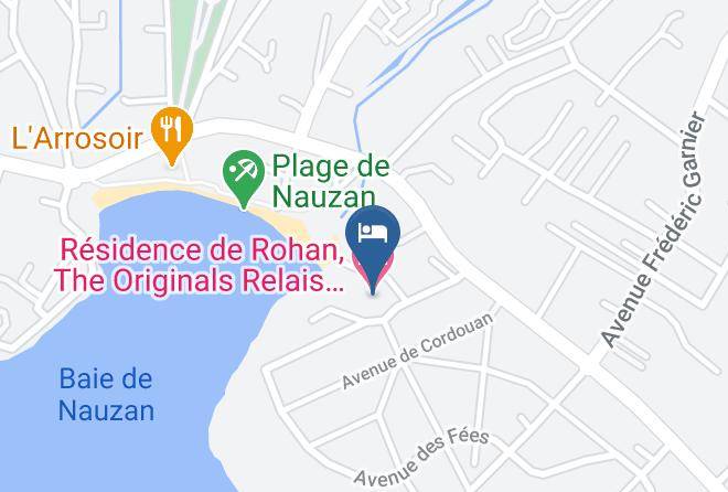 Residence De Rohan The Originals Relais Map