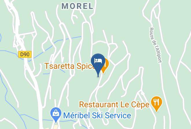 Savoie - Residence De Vacances Atscaf Meribel Maps