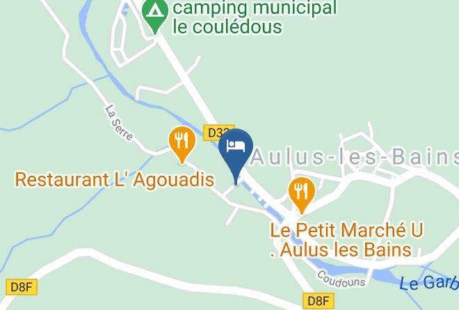 Ariege - Residence Des 3 Cesars Thermes D'aulus Les Bains Maps