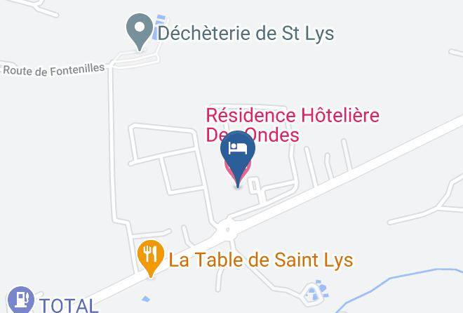 Haute Garonne - Residence Hoteliere Des Ondes Maps