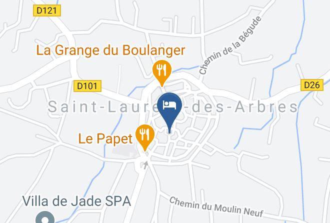 Gard - Residence Du Platane B&b Maps