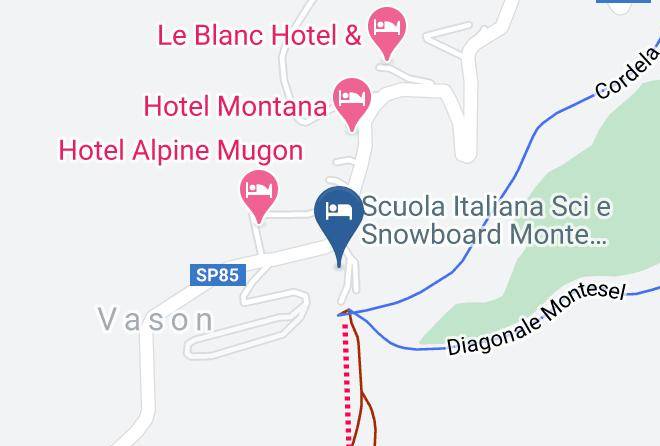 Trento - Residence E Ristobar Prada Maps