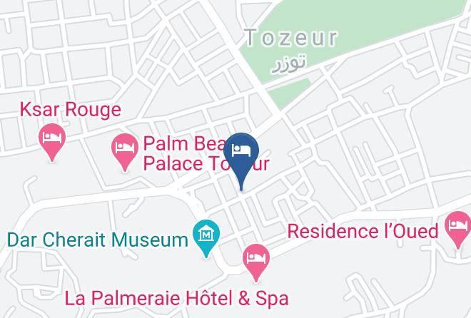 Tunisia - Residence El Amen Maps