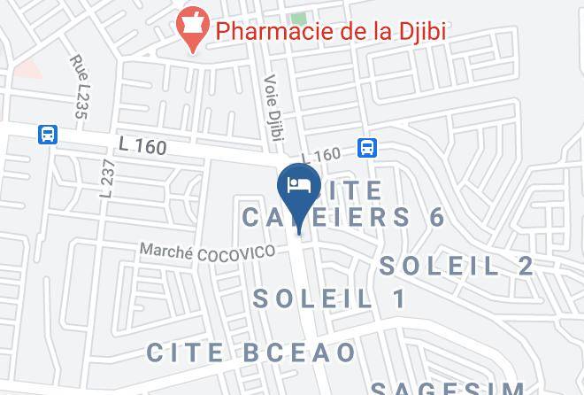 Abidjan - Residence Ethan Maps