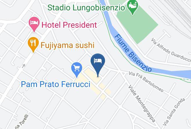 Prato - Residence Ferrucci Maps
