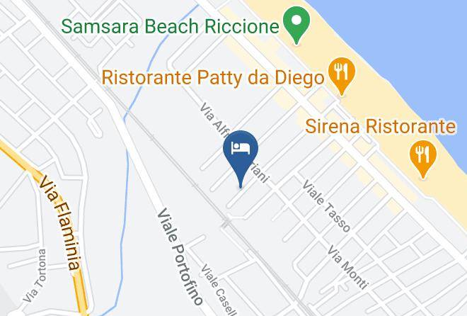 Rimini - Residence Giardino Riccione Maps