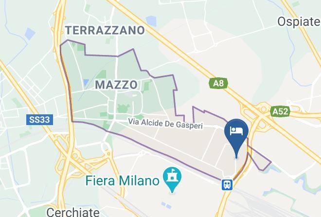 Milan - Residence Gm Rho Fiera Maps