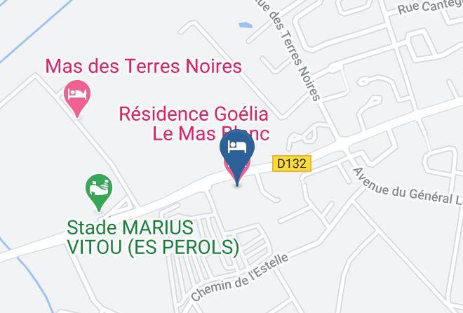 Residence Goelia Le Mas Blanc Map