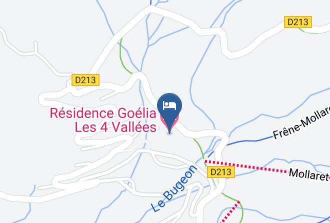 Savoie - Residence Goelia Les 4 Vallees Maps