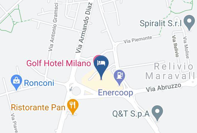 Milan - Residence Golf Hotel Maps