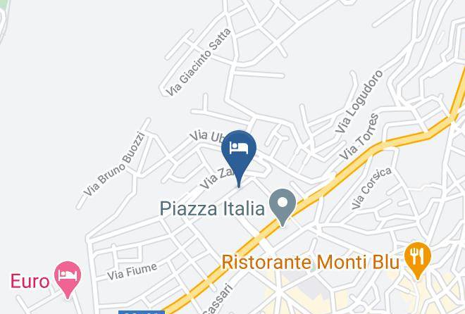 Nuoro - Residence Grandi Magazzini Maps
