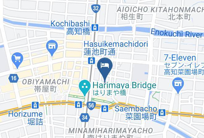 Kochi City - Residence Harimaya Maps