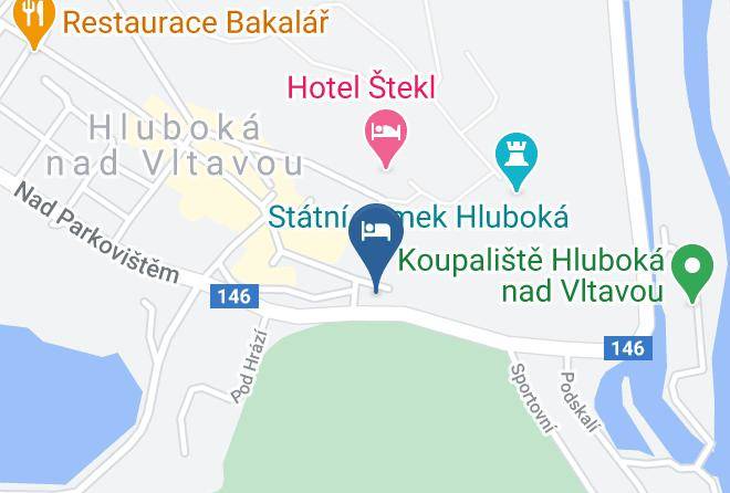 Ceske Budejovice - Residence Hluboka Maps