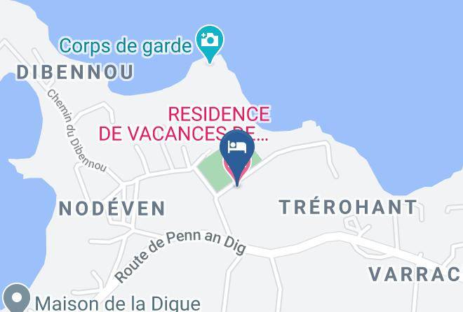 Finistere - Residence De Vacances De Nodeven Maps