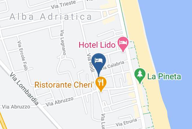 Teramo - Residence Hotel Alba Palace Maps
