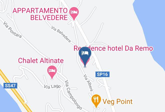 Trento - Residence Hotel Da Remo Maps