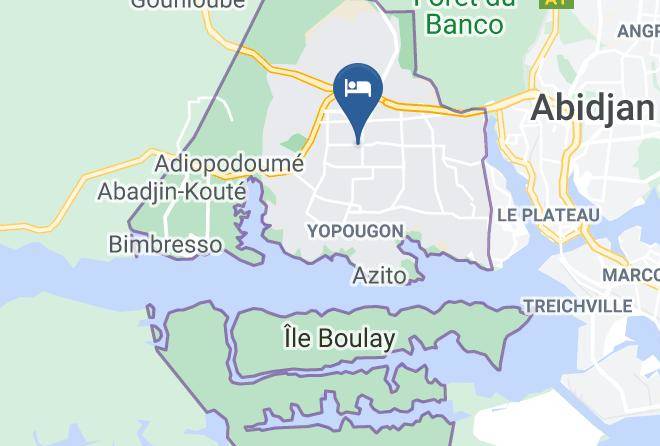 Abidjan - Residence Hotel Georges Colette Maps