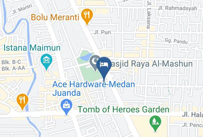 Kota Medan - Residence Hotel Medan Maps