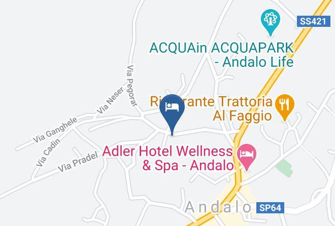 Trento - Residence Hotel Mille Montagne Maps